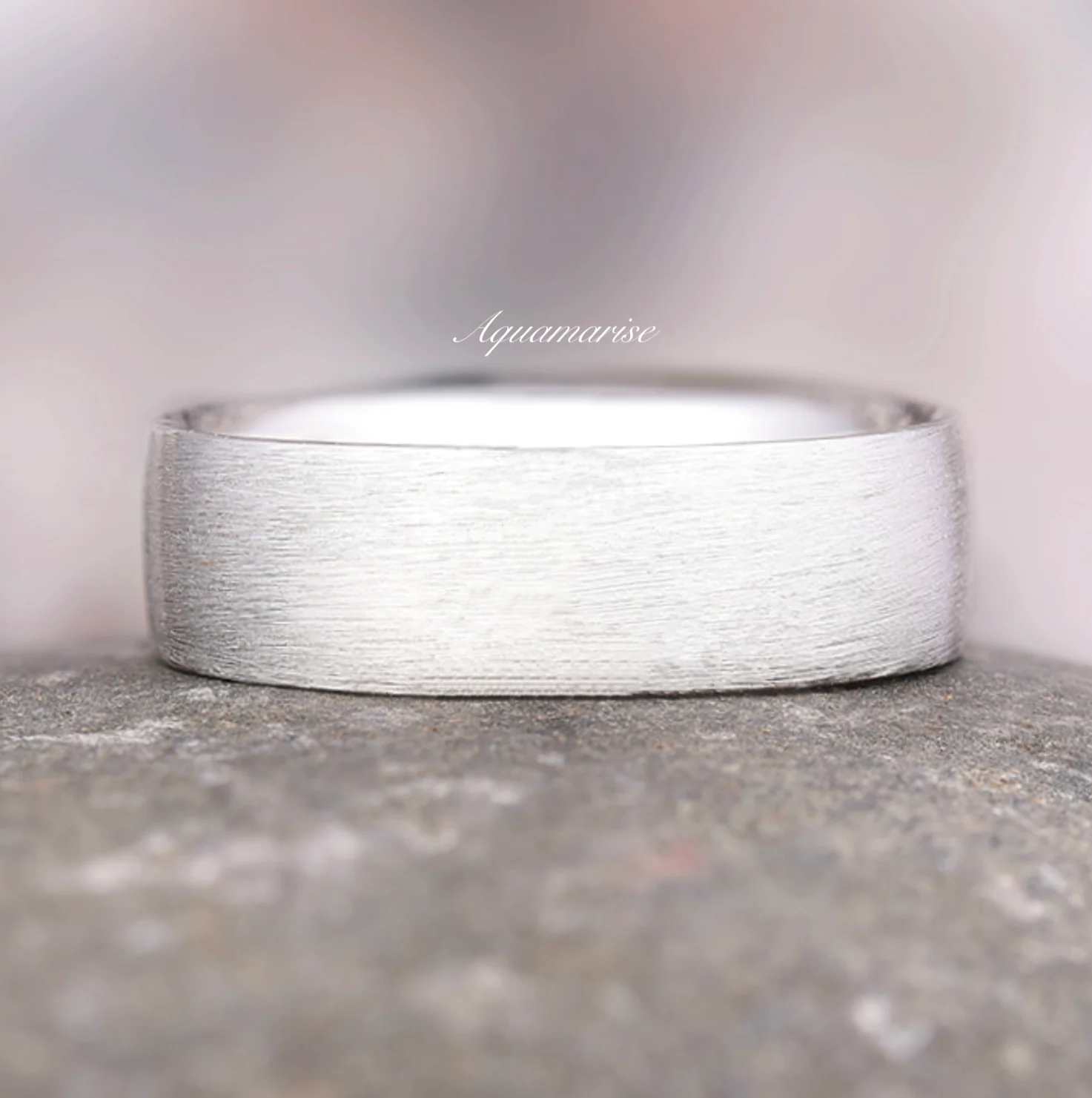 Alice Rainbow Moonstone Couples Ring Set - Image 3
