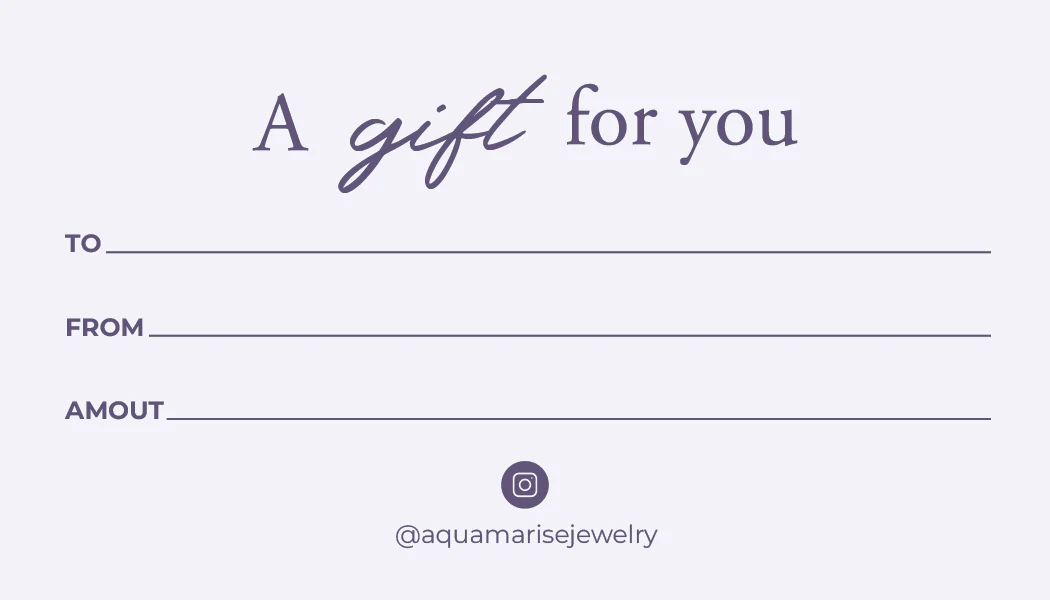 Aquamarise Jewelry Gift Card - Image 2