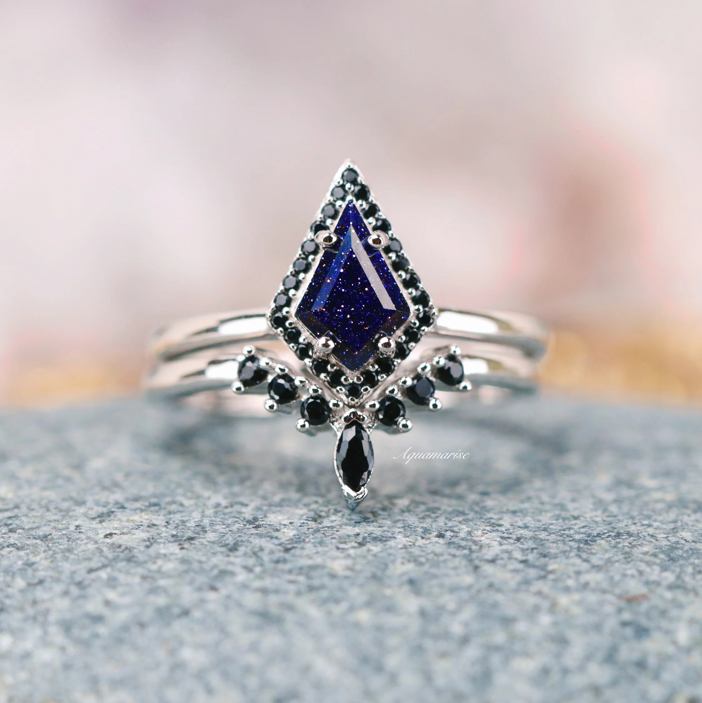 Starry Night Couples Ring Set - Image 4
