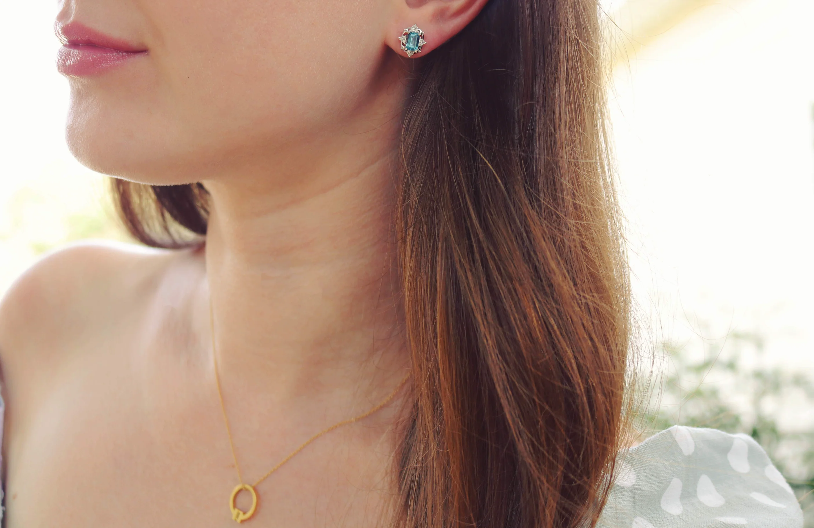 Natural London Blue Topaz Earrings in Sterling Silver - Image 2