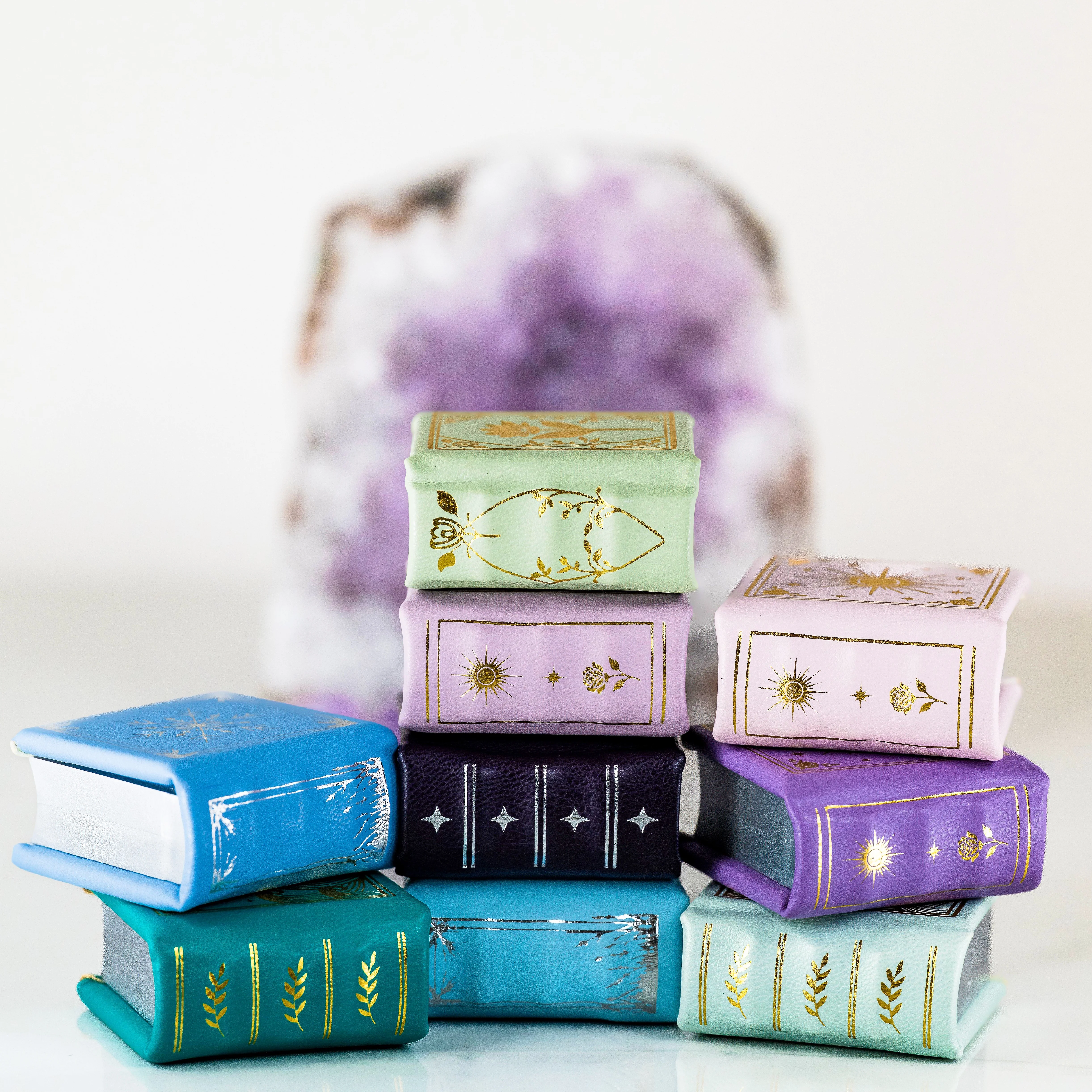 Dawn Court Leather Book Ring Box - Blushing Dawn Edition (Small) - Image 5