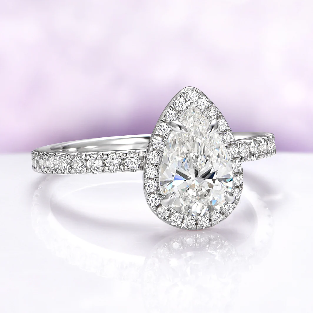 Elodie Lab-Grown Diamond Engagement Ring in 14K White Gold (IGI Certified) - Image 5