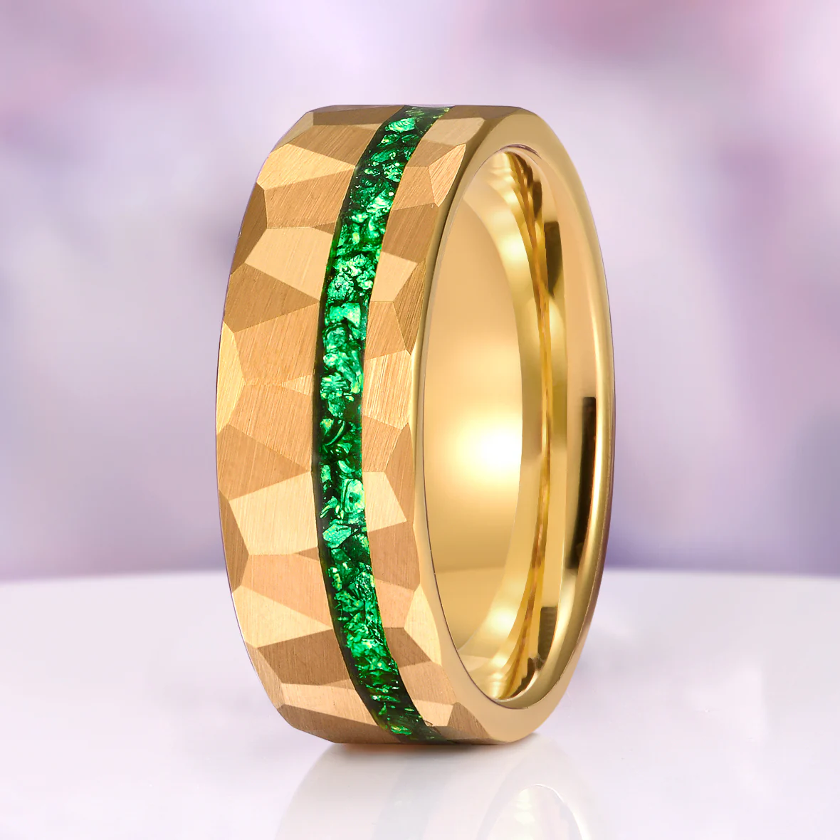 Maeve Emerald Couples Ring Set - Image 3
