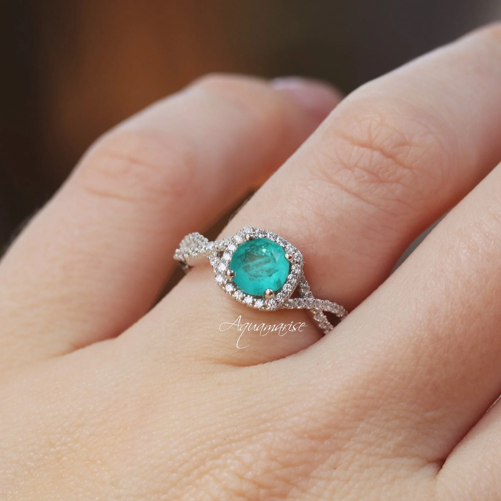 Lana Paraiba Tourmaline Ring- Sterling Silver - Image 4