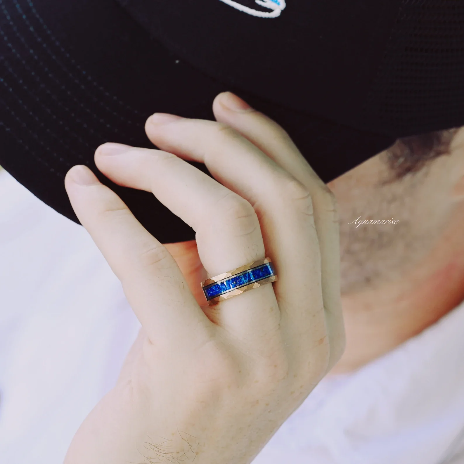 Skye Kite® Lapis Lazuli & Moonstone Couples Ring Set - Image 5