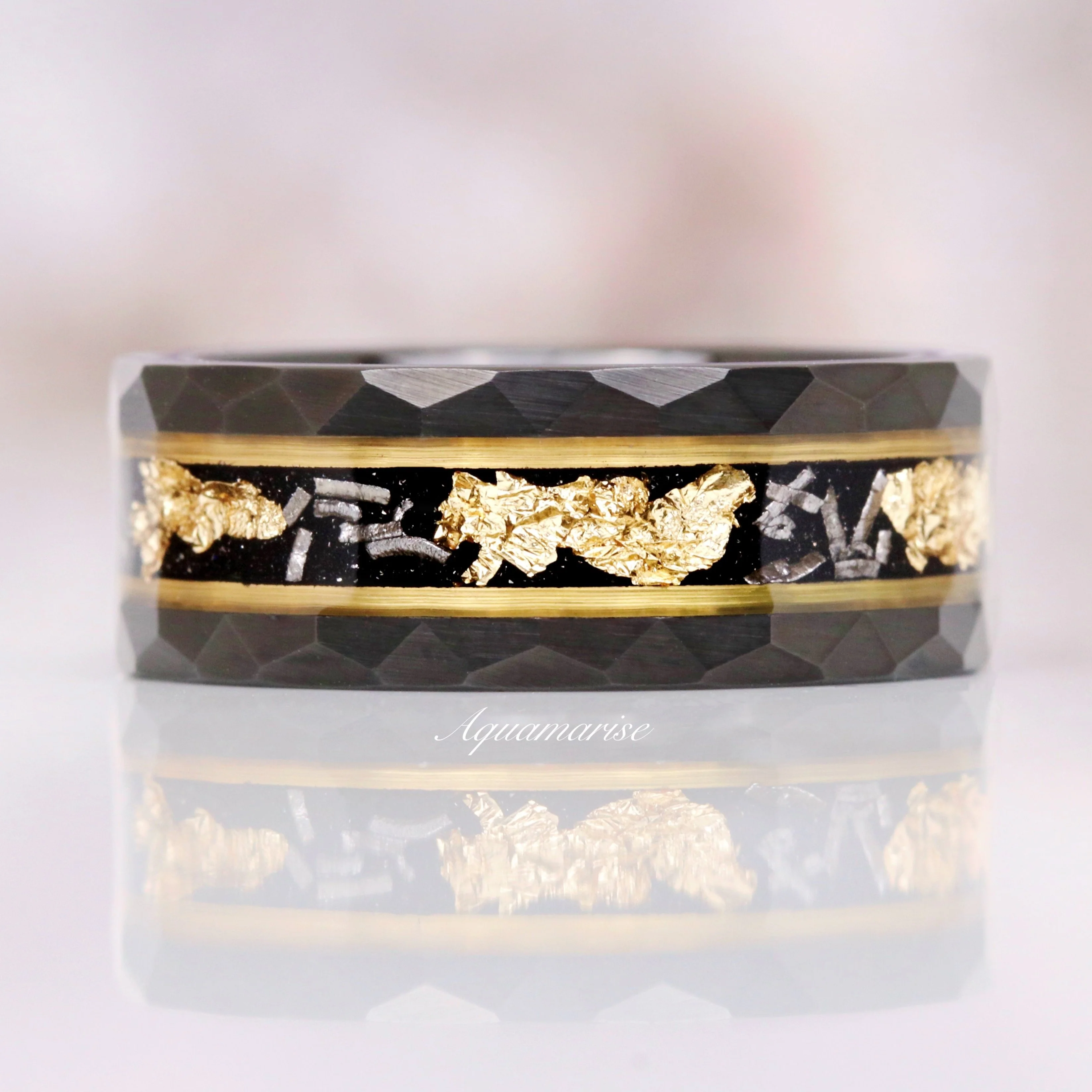 Skye Kite® Galaxy Herkimer Diamond & Meteorite Couples Ring Set - Image 13