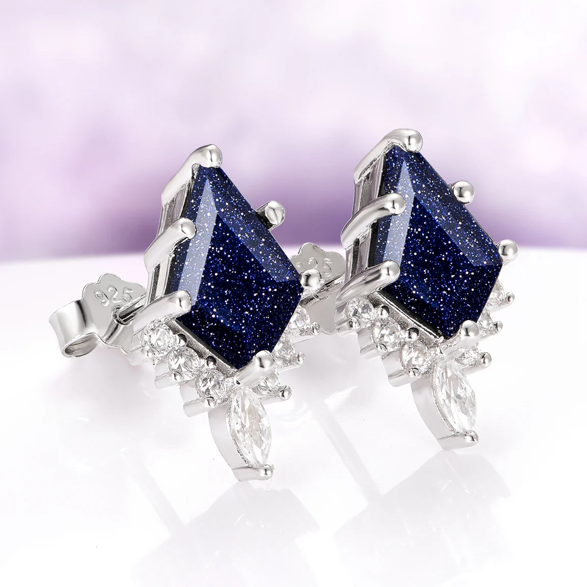 Skye Kite® Starry Night Stud Earrings in Sterling Silver - Image 3