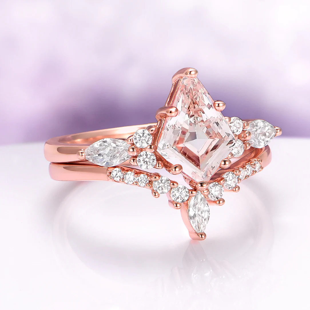 Skye Kite® Morganite Couples Ring Set - Image 8