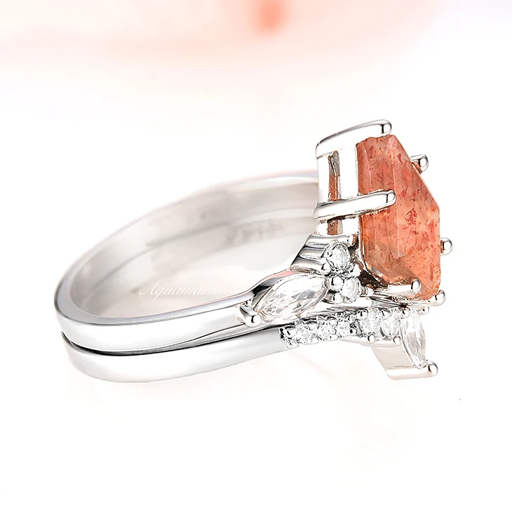 Skye Kite®  Natural Sunstone Ring Set in Sterling Silver - Image 8