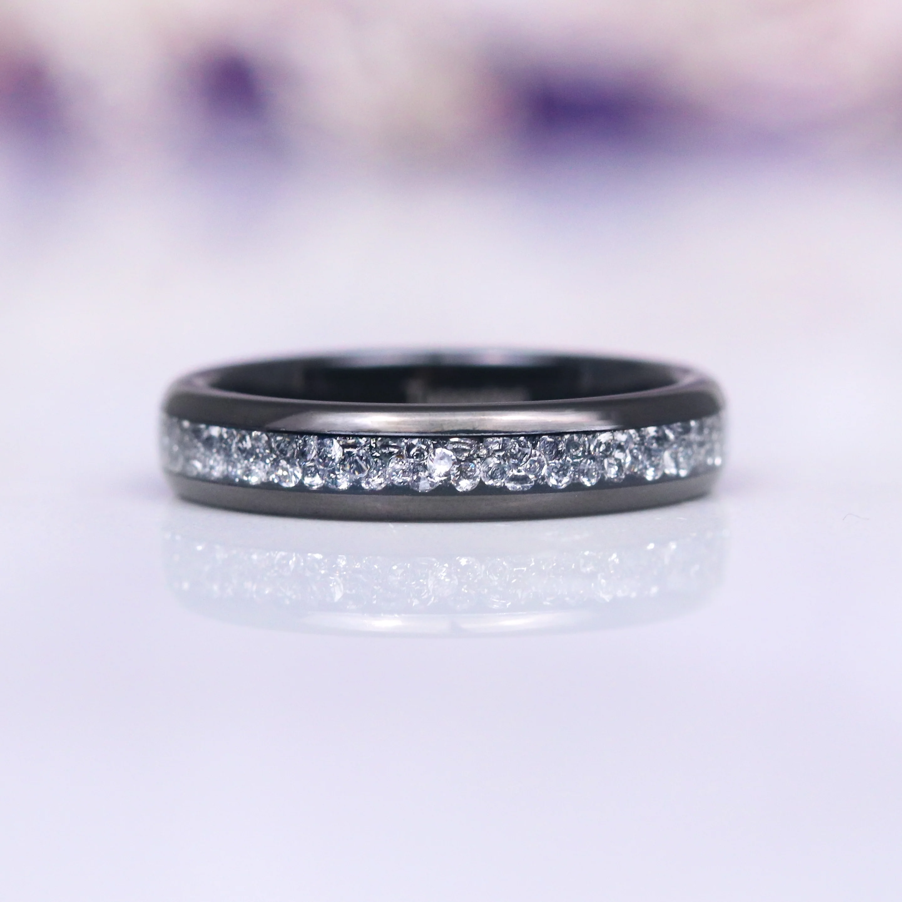 Starlux Crushed Diamond Couples Ring Set - Image 5