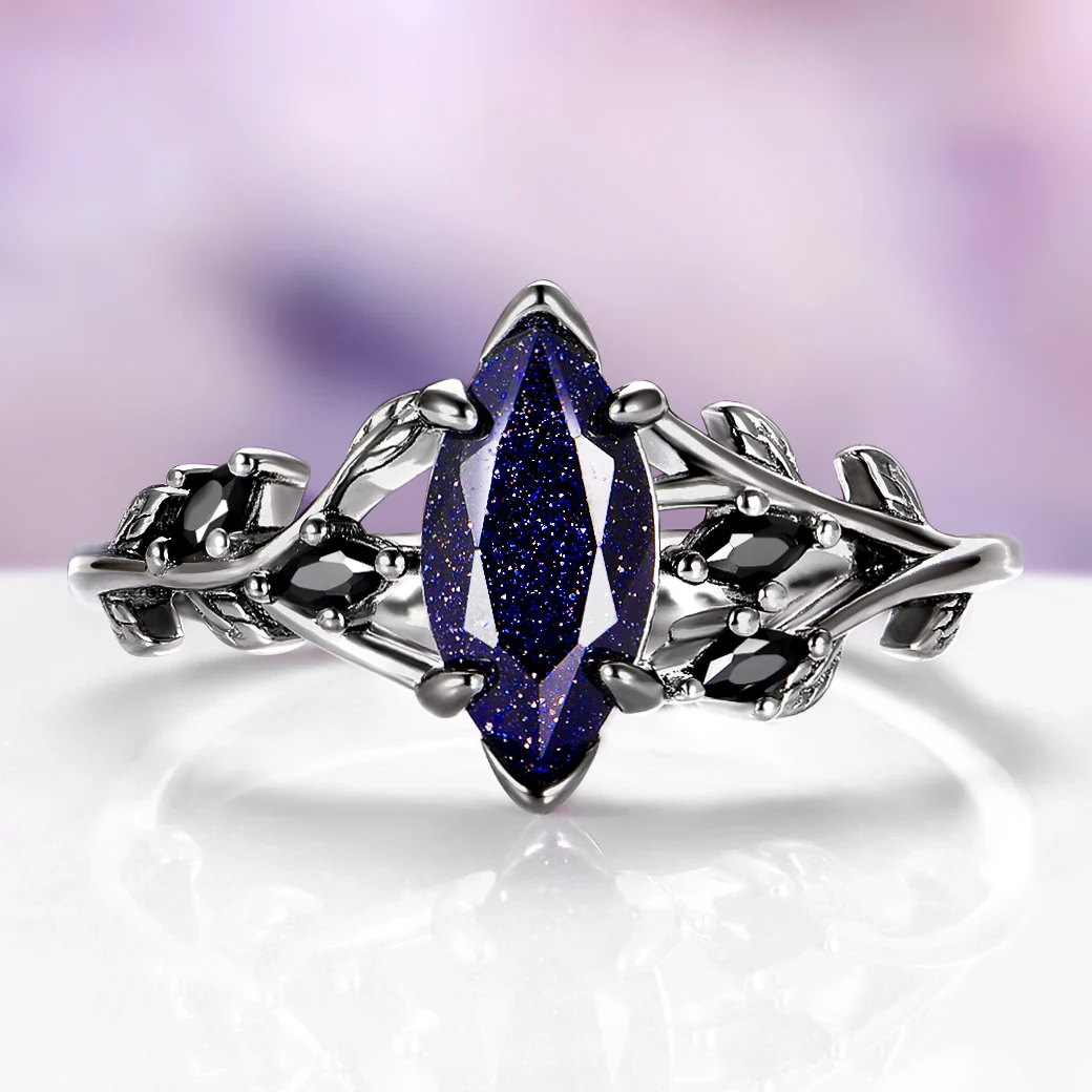 Rowan Starry Night™ & Black Onyx Couples Ring Set - Image 3