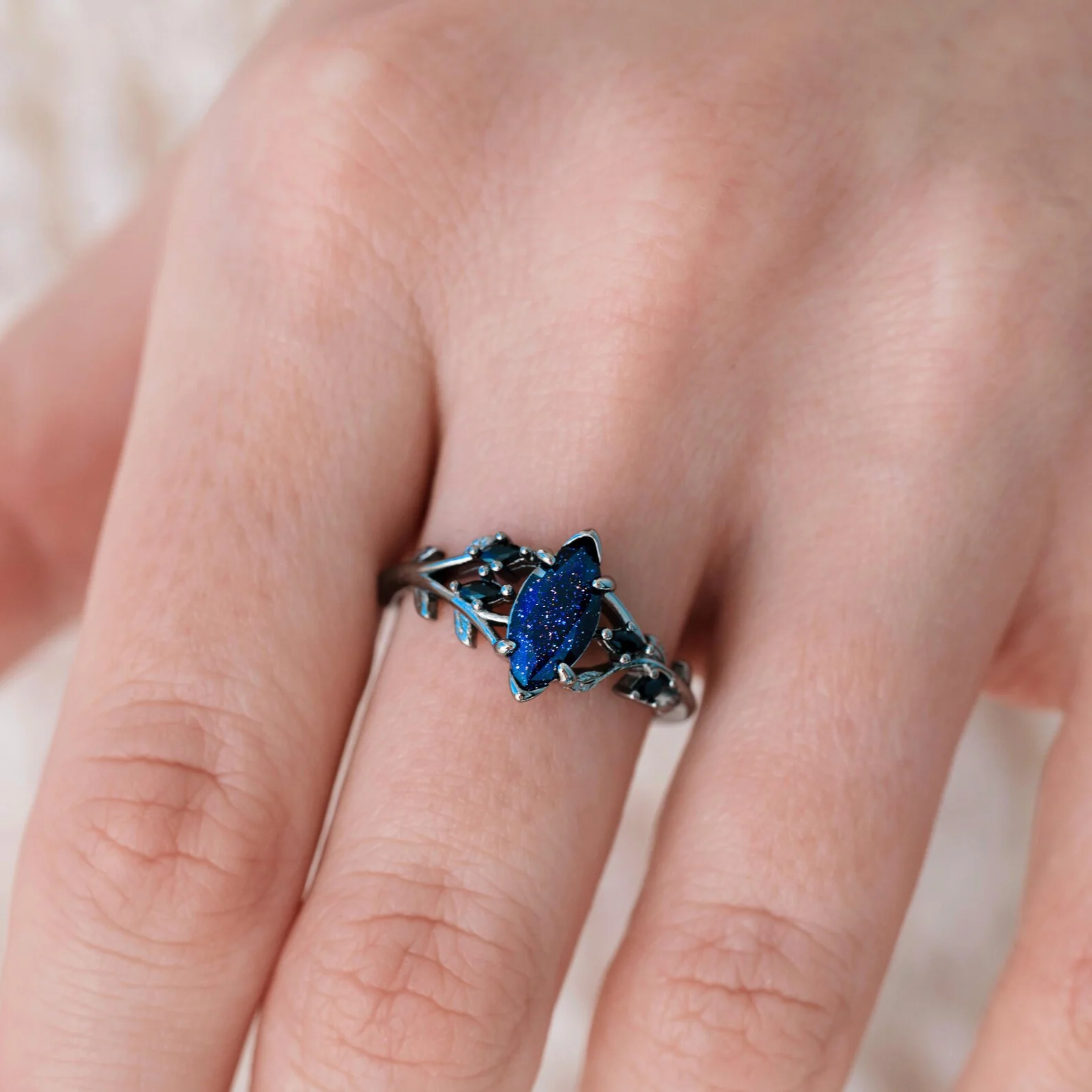 Rowan Starry Night™ & Black Onyx Couples Ring Set - Image 5