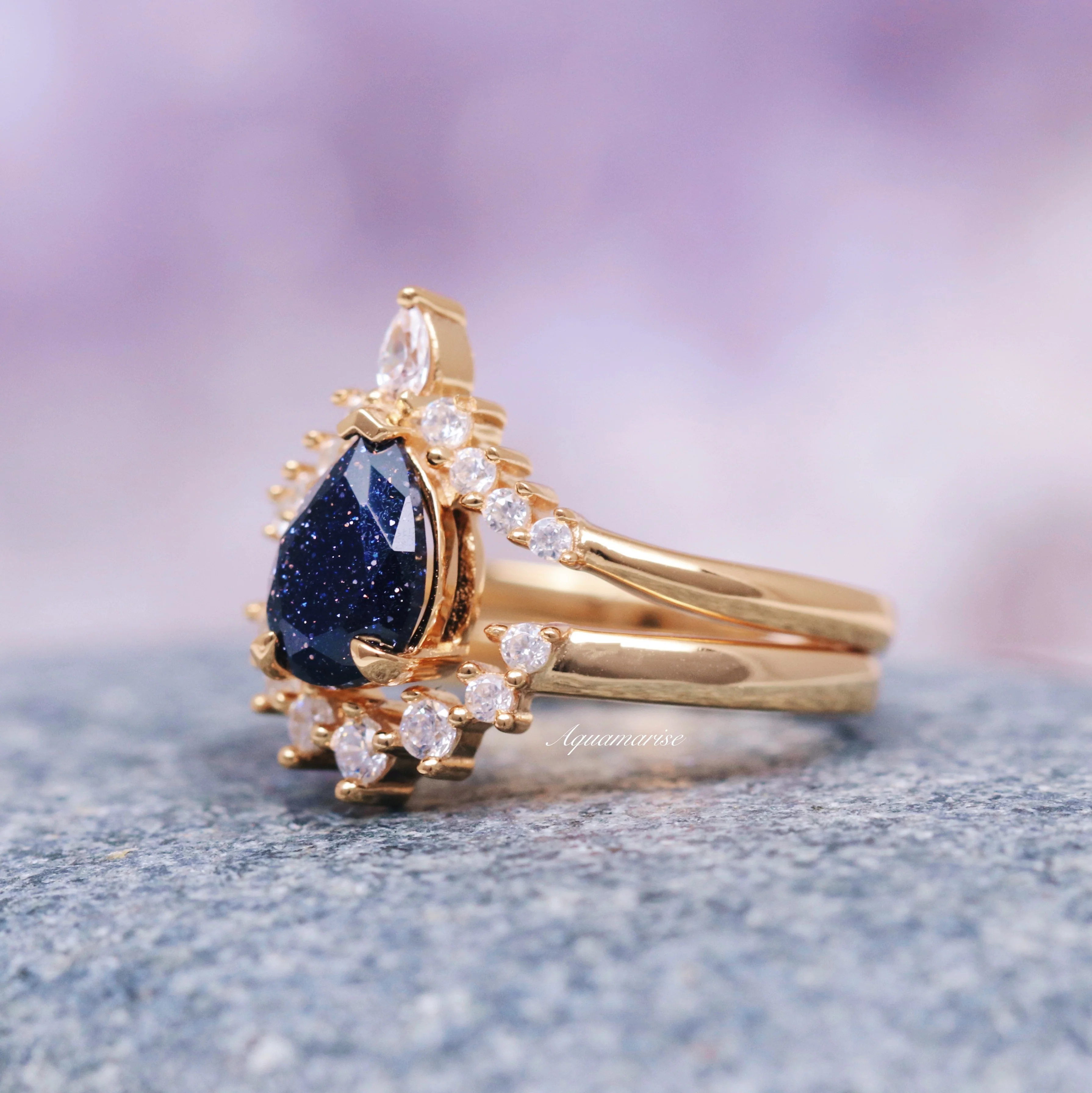 Starry Night Couples Ring Set - Image 8