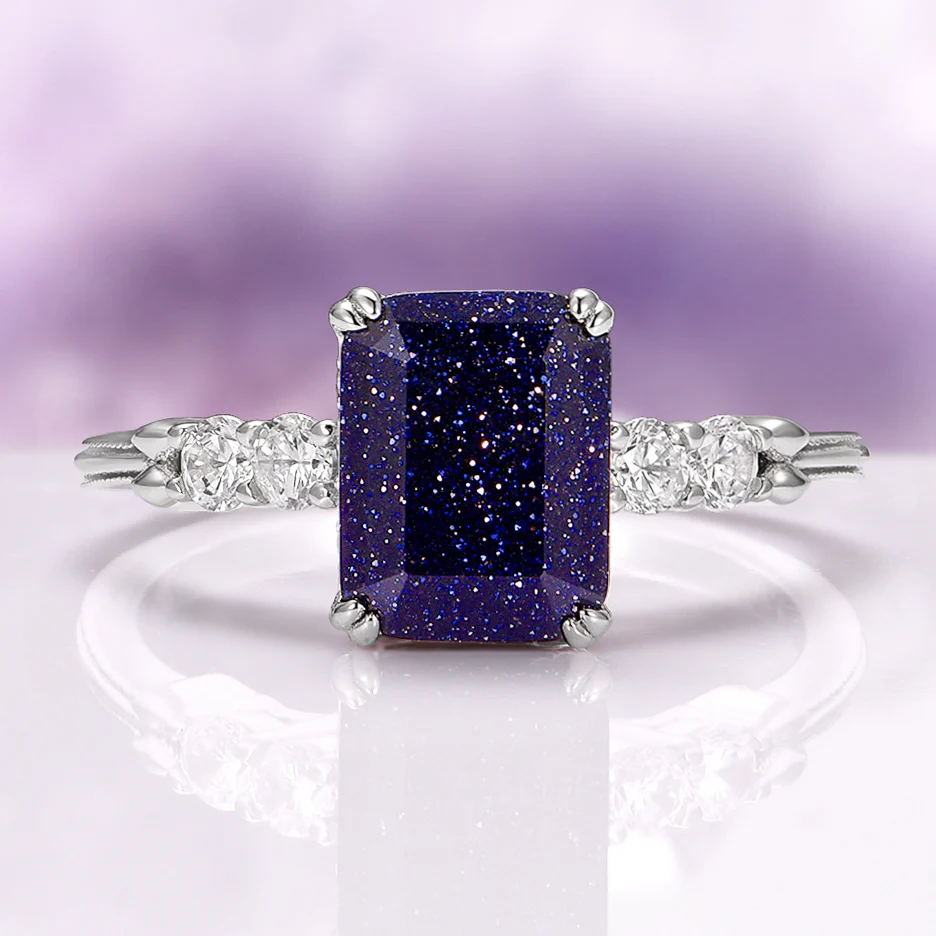 Starry Night Couples Ring Set- Night Court Inspired - Image 2